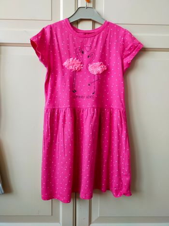 Robe manches courtes 8 ans