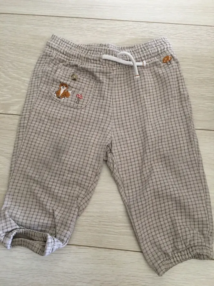 Ensemble pantalon + t-shirt manches longues 12 mois sergent major - photo numéro 5