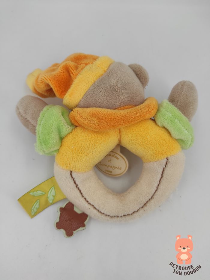 Doudou Hochet Ours DC2645 Doudou et compagnie - photo numéro 2