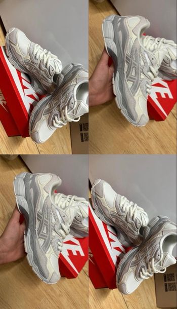 Asics beige enfant 