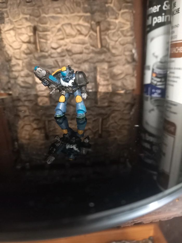 Metal space marines biker avec plasma warhammer - photo numéro 5