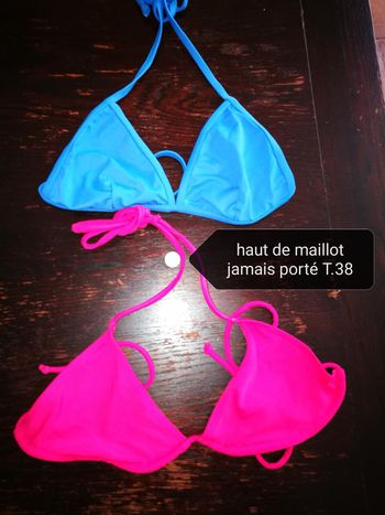 lot haut de maillot de bain T 38