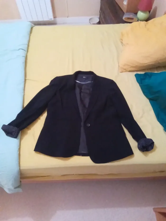 Veste noire tailleur habillée 42