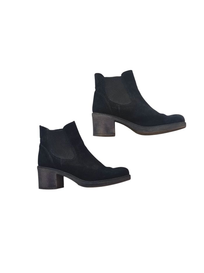 Bottines cuir noire taille 38