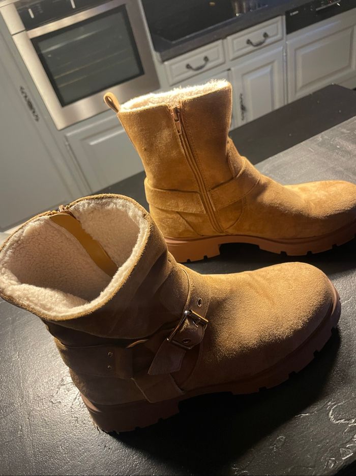 Bottines fourrées