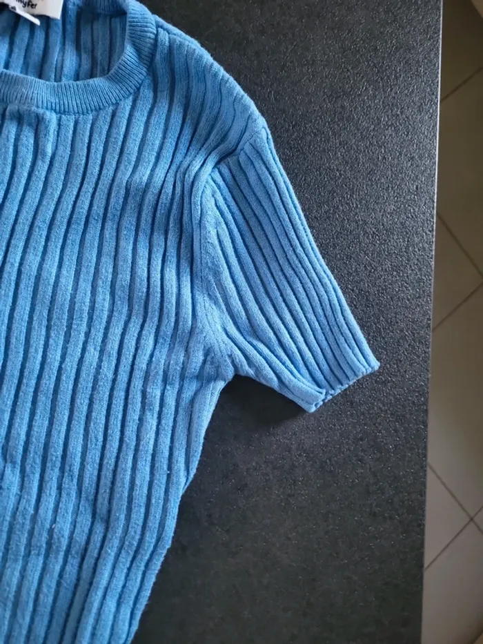 Tee-shirt bleu xs jennyfer - photo numéro 4