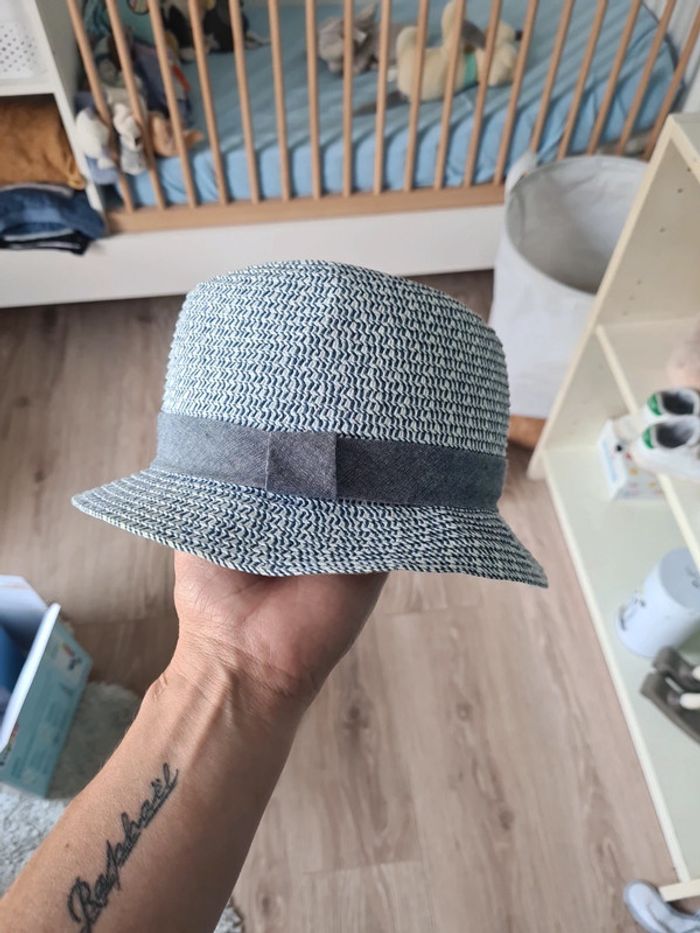 Chapeau été bleu