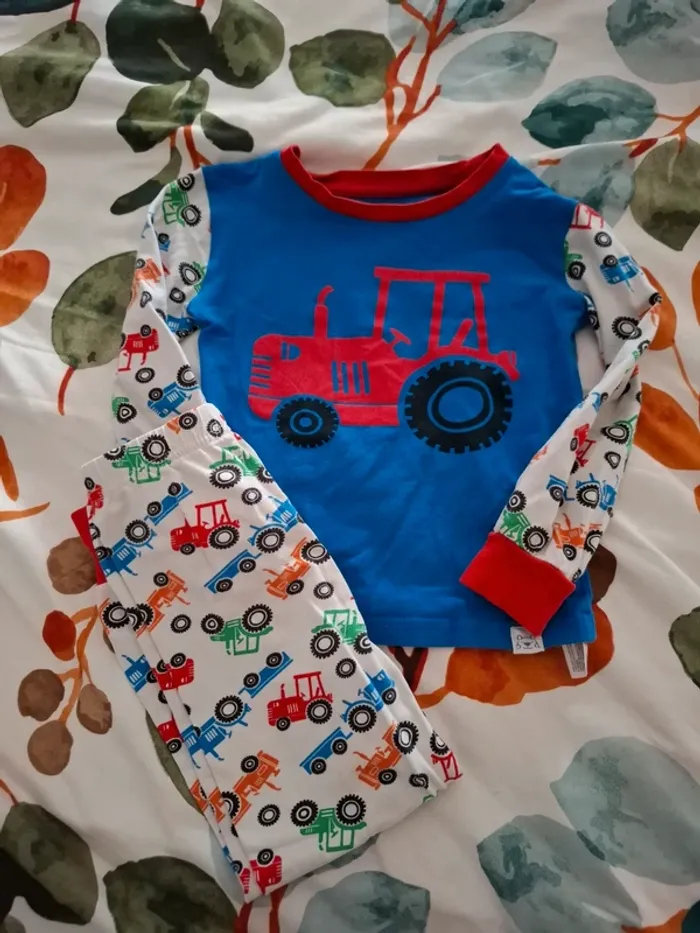 Pyjama 2 pièces tracteur 🥨