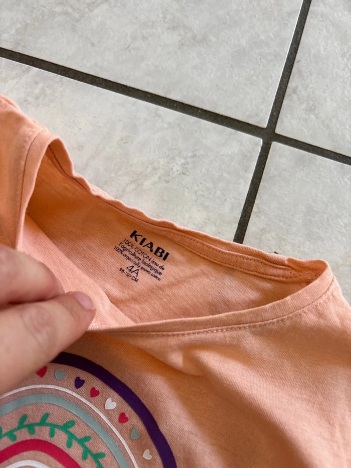 3 T-shirt fille manches courtes 4 ans - photo numéro 6
