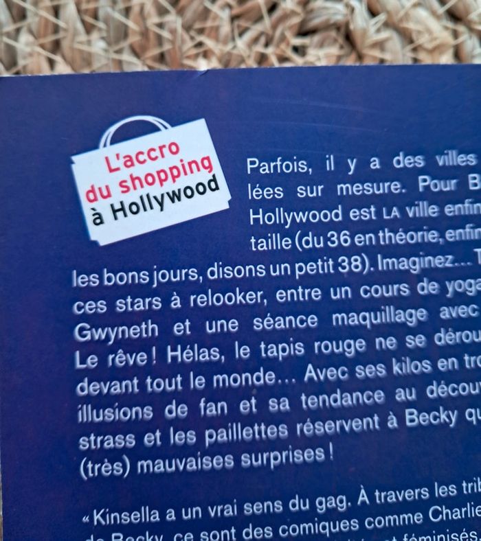 Livre L'accro du shopping à Hollywood Sophie Kinsella - photo numéro 4