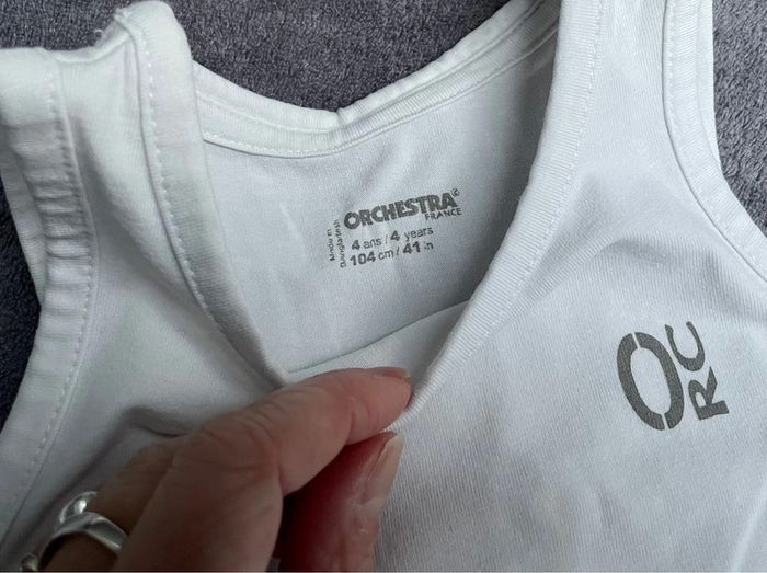 Maillots de corps 4 ans, orchestra (lot de 2) - photo numéro 2