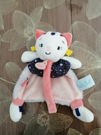 Baby'Nat doudou chat Pollen BN0440