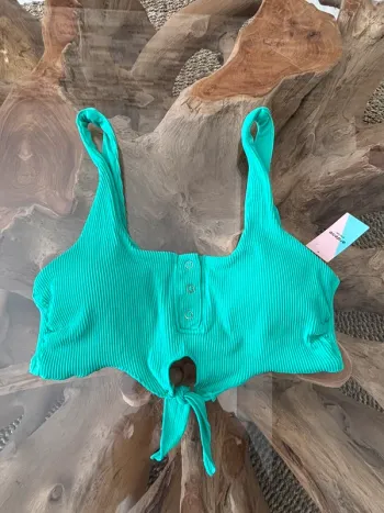 Haut de maillot de bain Ardene swim vert menthe