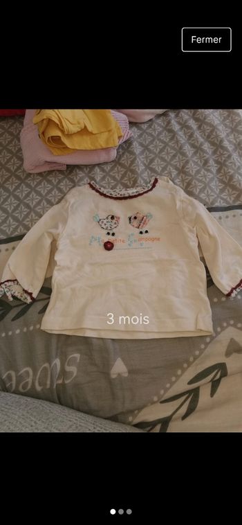 Lot petits hauts fille