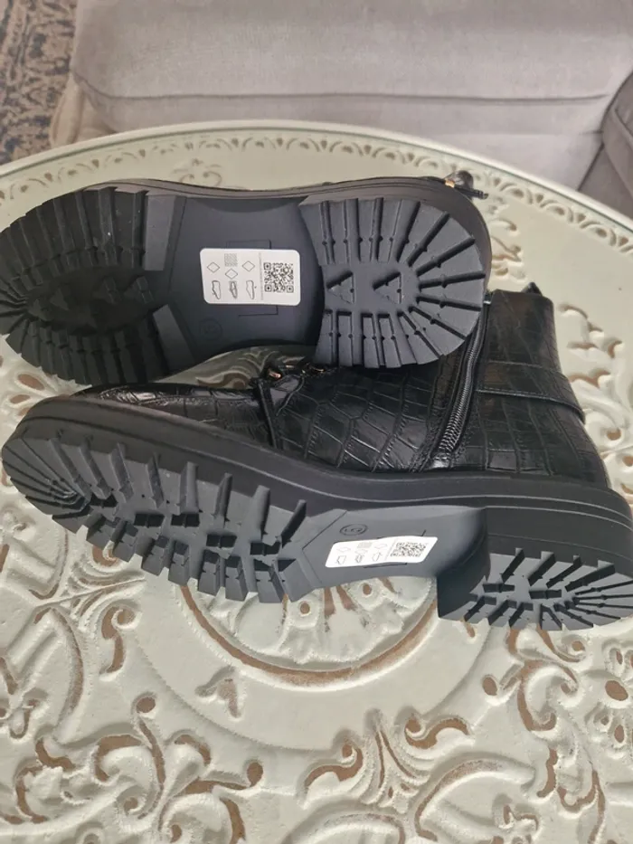 Bottines noires Asos Design – Taille 38 - photo numéro 4