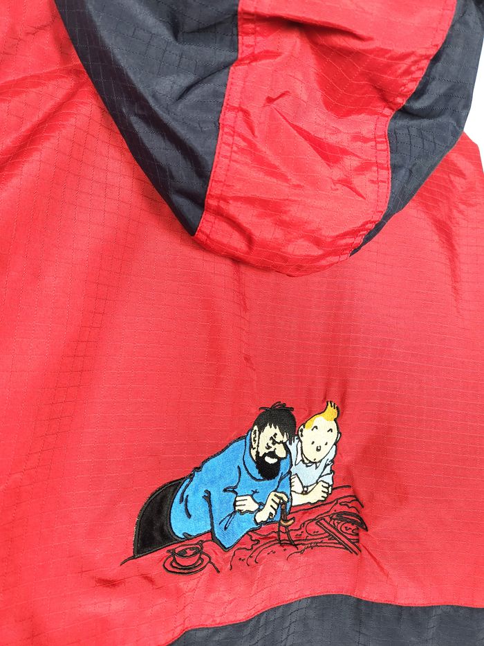 Veste Enfant Tintin - Coupe-vent à capuche - Rouge - Taille 10 ans - photo numéro 6