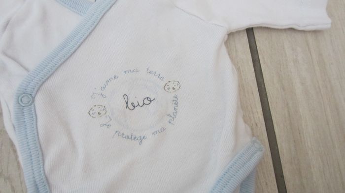 Lot de 2 bodies pour bébé prématuré (42 cm) - photo numéro 3