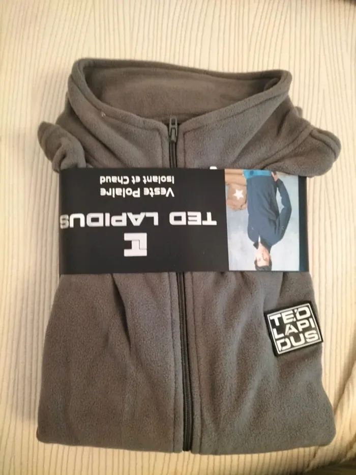 Veste polaire homme Ted Lapidus L gris