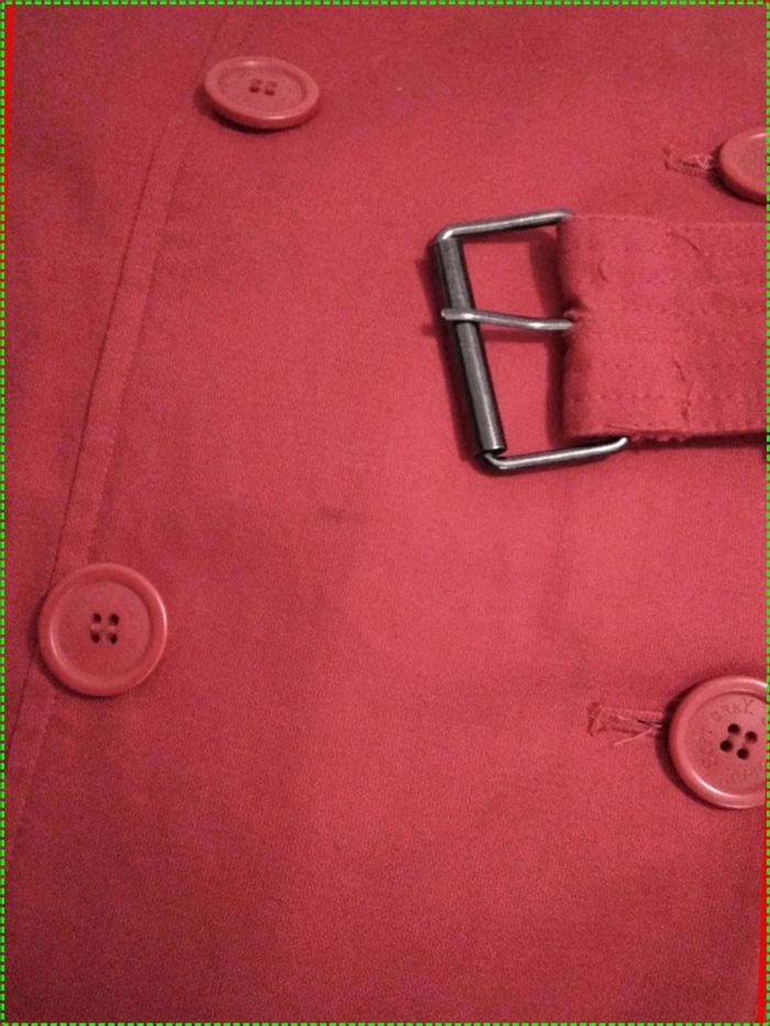 Trench rouge femme taille 38 marque Softgrey - photo numéro 9