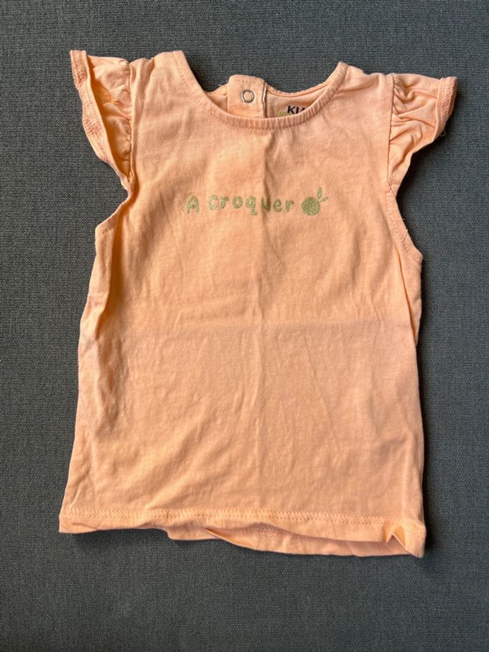 Teeshirt Kiabi à croquer 6 mois - photo numéro 2