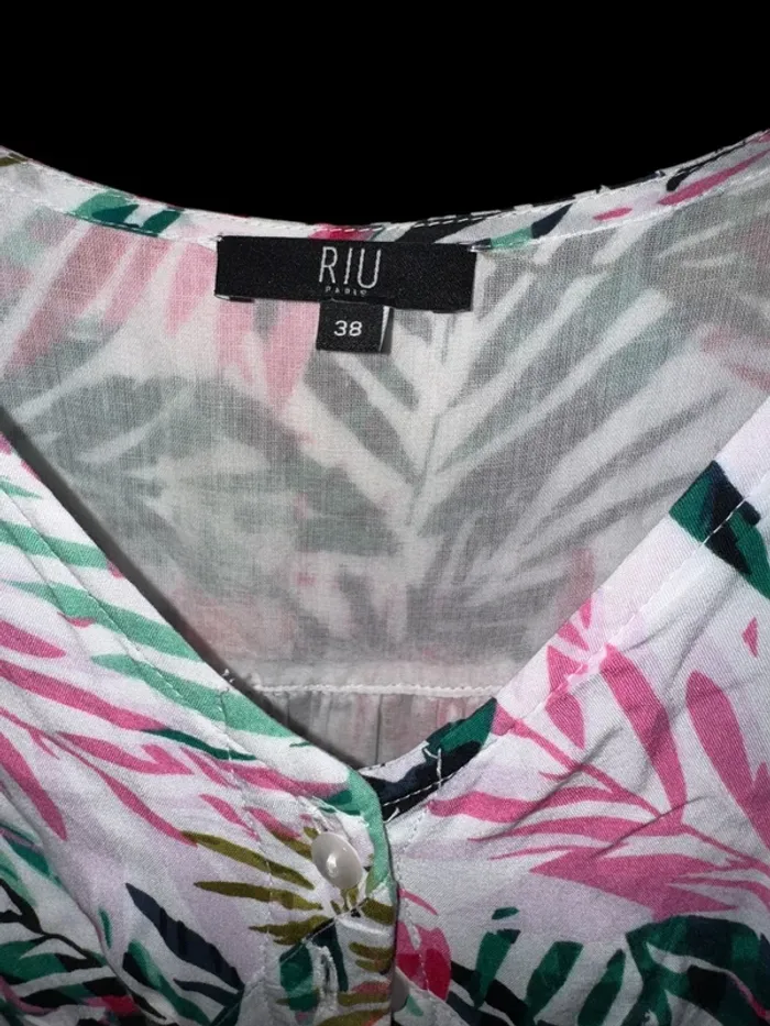 Robe manches courtes marque Jacqueline Riu taille 38 - photo numéro 3