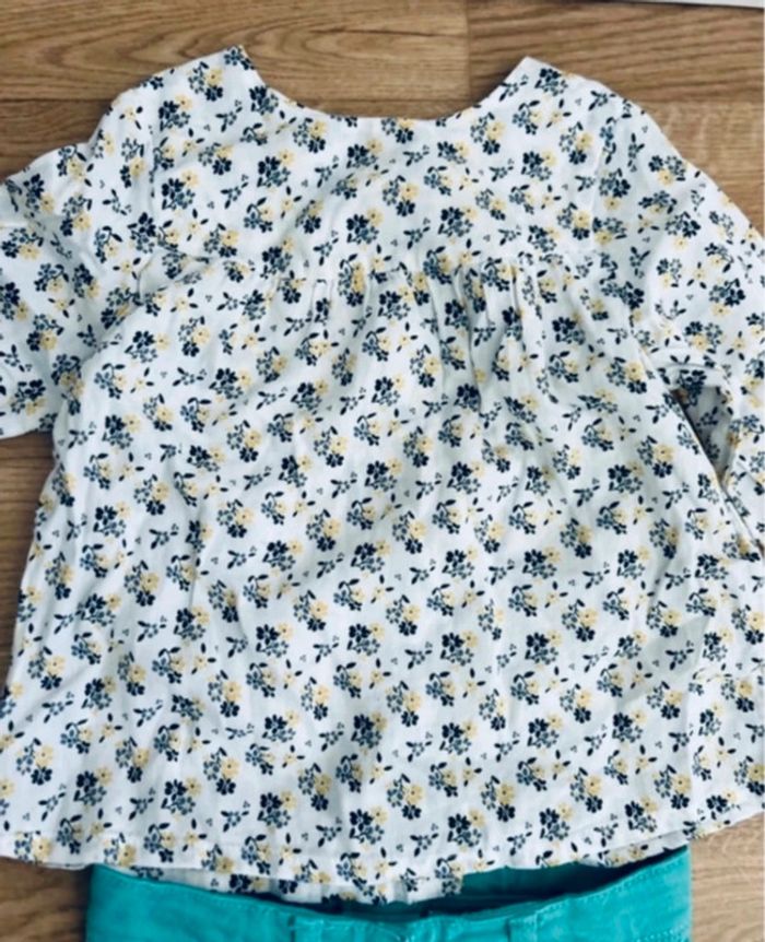 Joli ensemble fille 18-24mois frais de saison vertbaudet tao - photo numéro 3