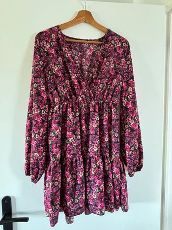Robe fleurie rose