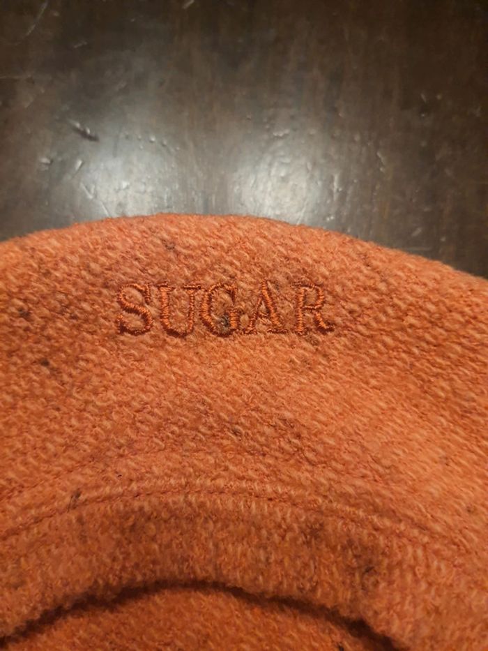 Béret Sugar laine/coton couleur corail 56cm - photo numéro 13
