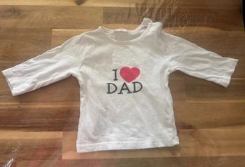 Tee shirt manche longue 3 mois mixte