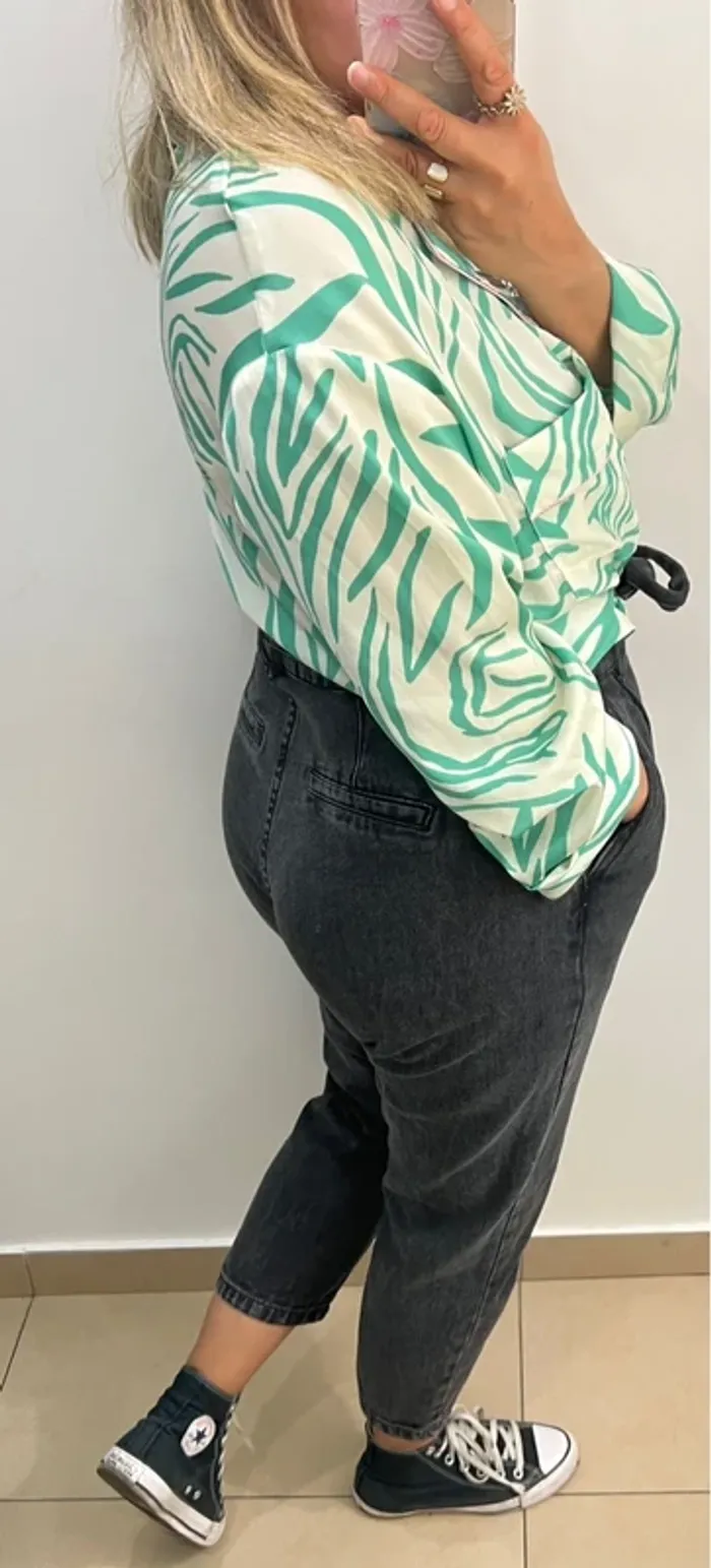 Chemise Large Imprimée ZARA - photo numéro 6