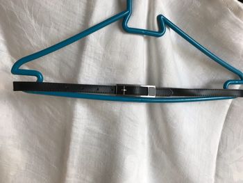 #Ceinture #cuir #vintage #noire #boucle #acier et #cuir