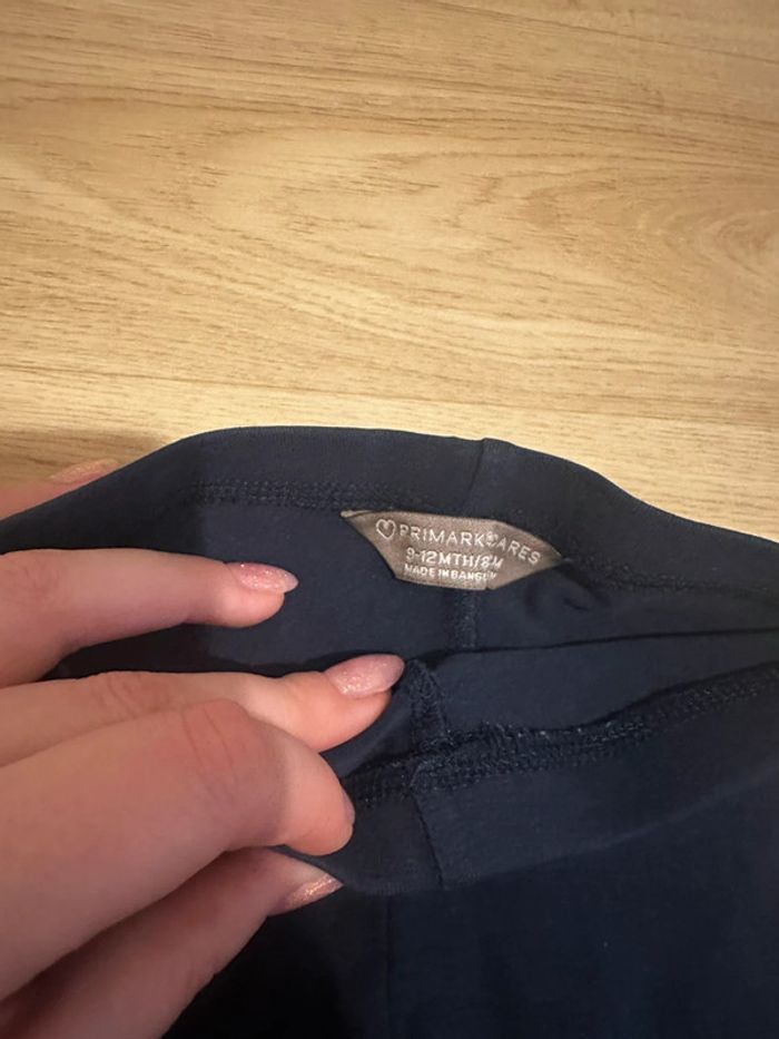 Leggings bleu marine Primark taille 9-12mois 80cm - photo numéro 2