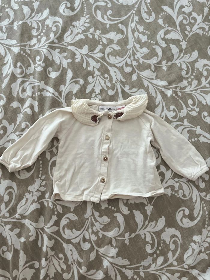 Chemise col Claudine Zara