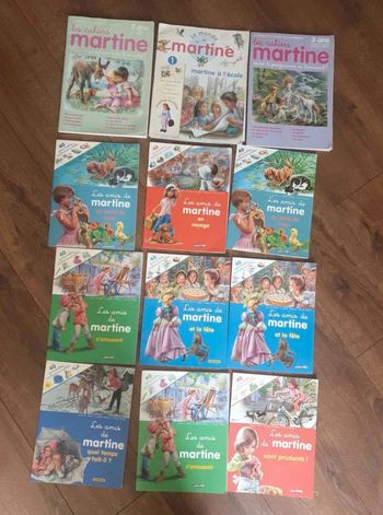 Lot  de  livres  Martine
