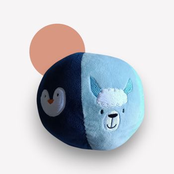 Balle hochet d’éveil multi-animaux neuve