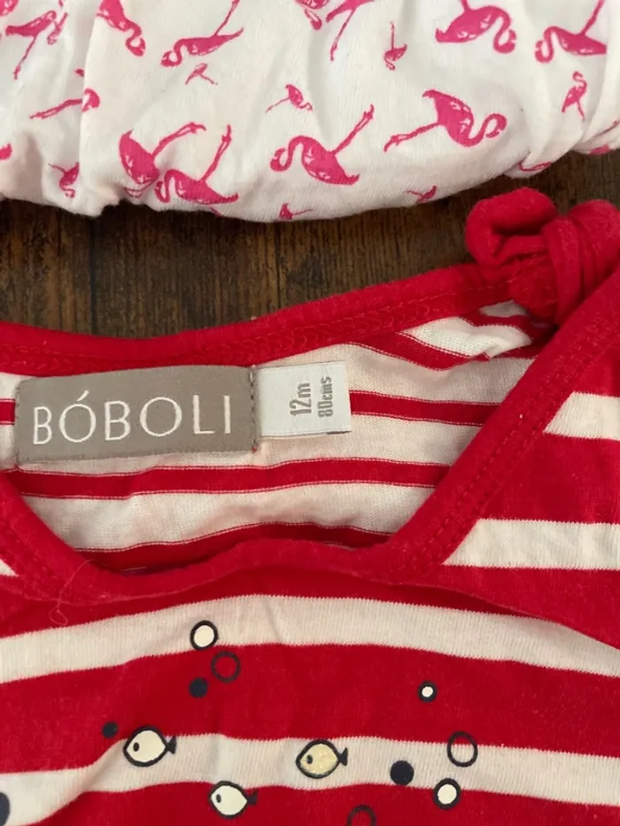 Lot de 7 robes / combinaison bébé fille 12 mois - photo numéro 4