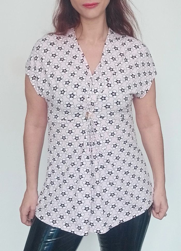 Haut pastel fleuri casual romantique taille 42 - photo numéro 2