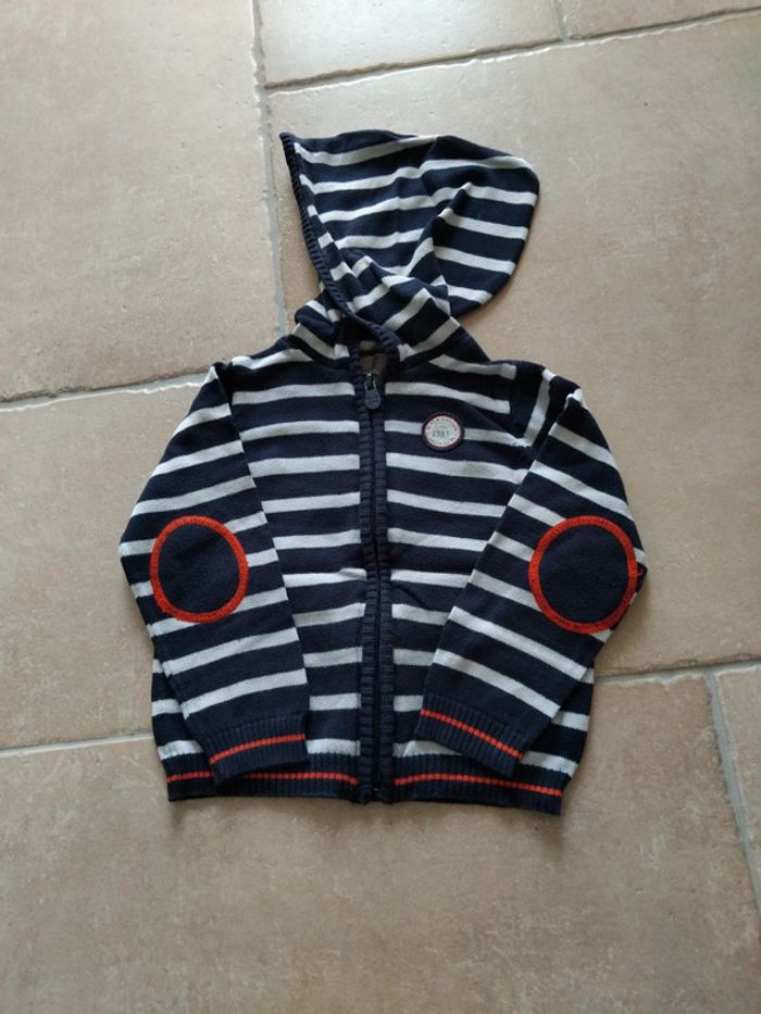 Gilet zippé 18 mois