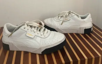 Puma baskets blanches, femme, pointure 39