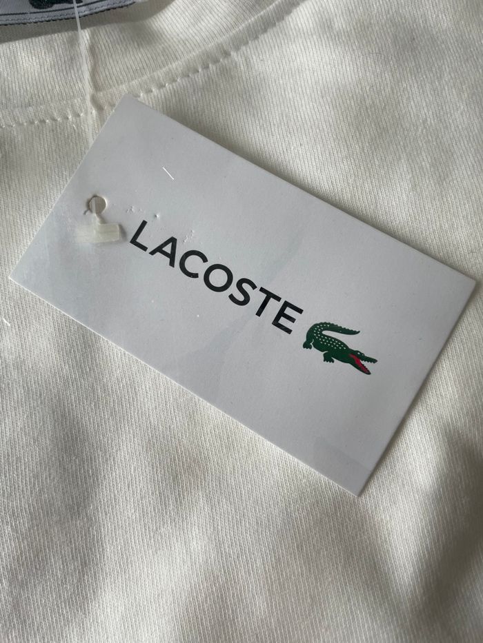 T-shirt Lacoste blanc - photo numéro 3