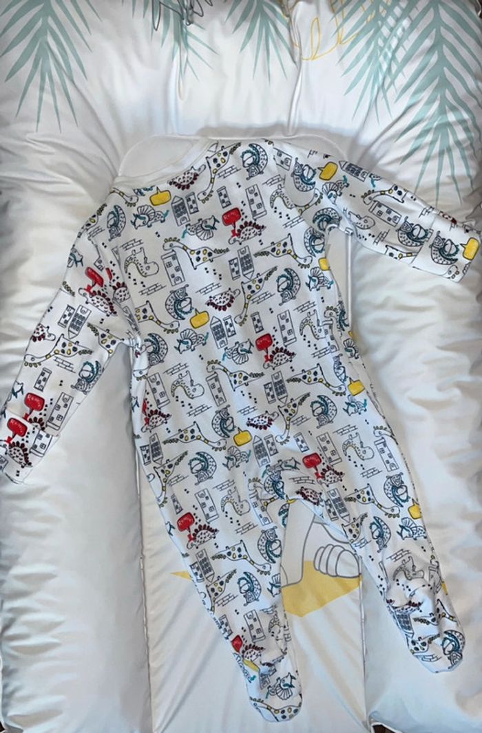 Pyjama léger été en coton 3mois early days - photo numéro 2