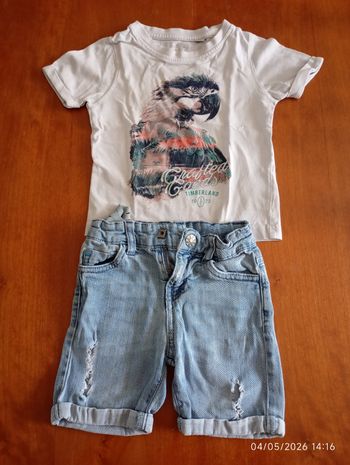 Ensemble short/t-shirt Timberland 2 ans 