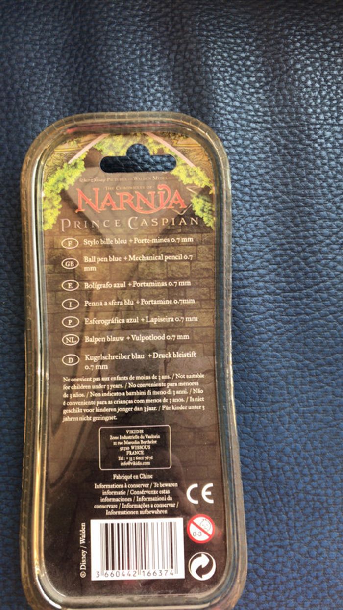 Narnia lot de porte mines et stylo neuf - photo numéro 4