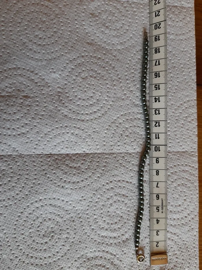 Bracelets lots 2 avec perles et fermoires - photo numéro 2
