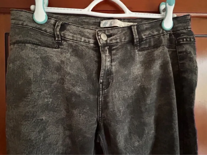 Jegging gris noir 38-40 Zara - photo numéro 2