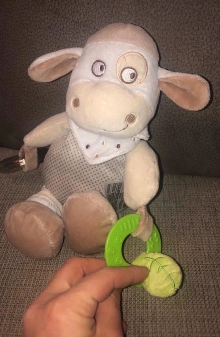Peluche vache mots d’enfants
