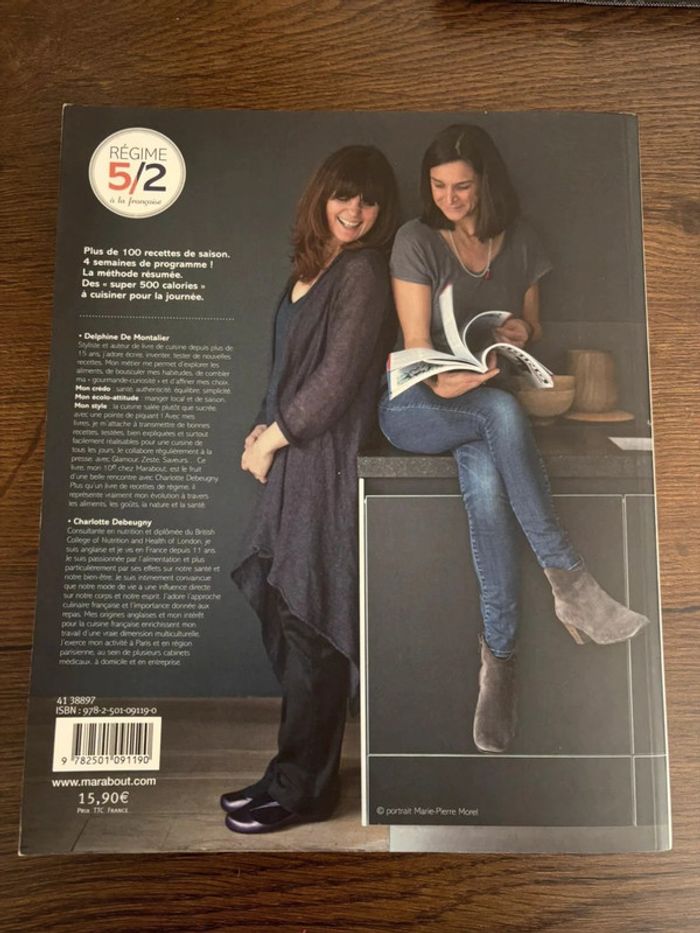 📚 Livre “Régime 5/2 à la française” - Delphine de Montalier & Charlotte Debeugny 🥦 - photo numéro 2
