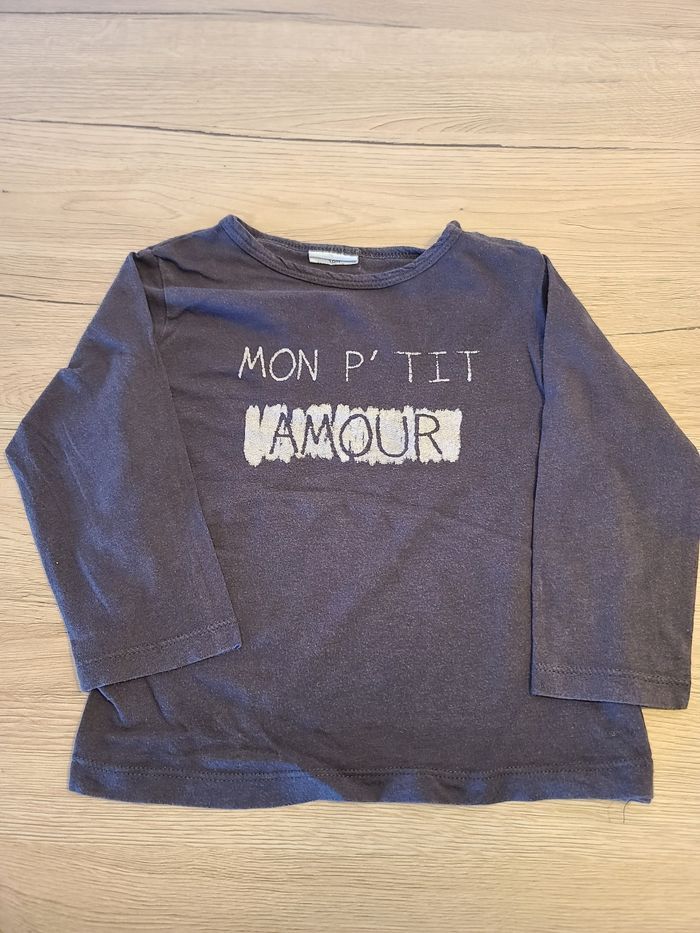 Tee-shirt manches longues 18 mois - photo numéro 2
