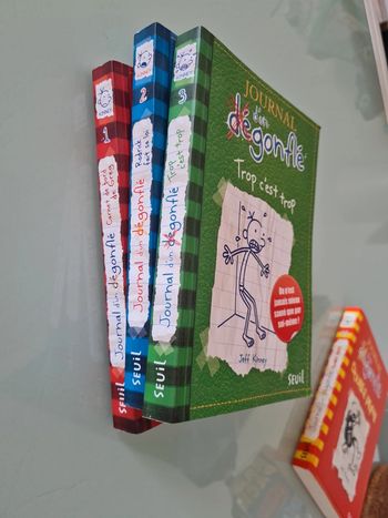 Journal d'un dégonflé - tome 1,2 et 3 - comme neuf