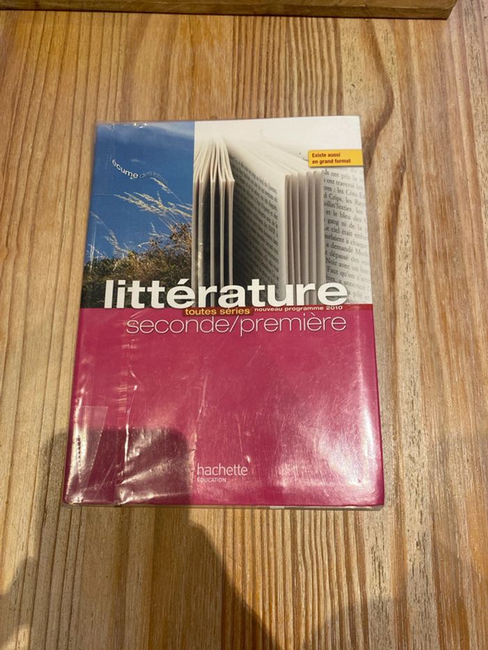 Livre littérature seconde/première programme 2010